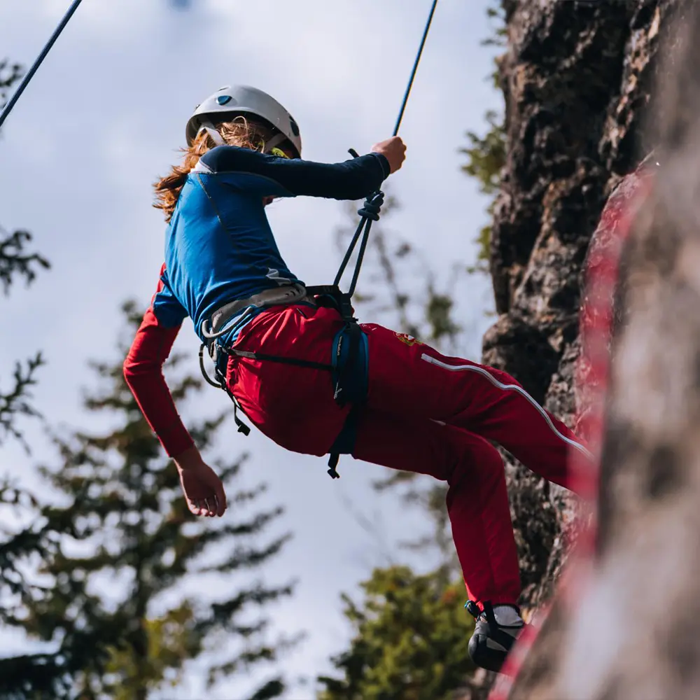 Klatring og rappellering aktiviteter i Hemsedal og på Fýri